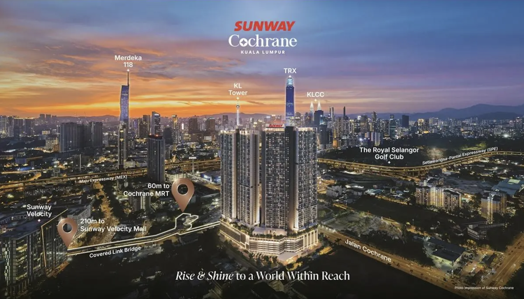 Rendering of Sunway Cochrane. 